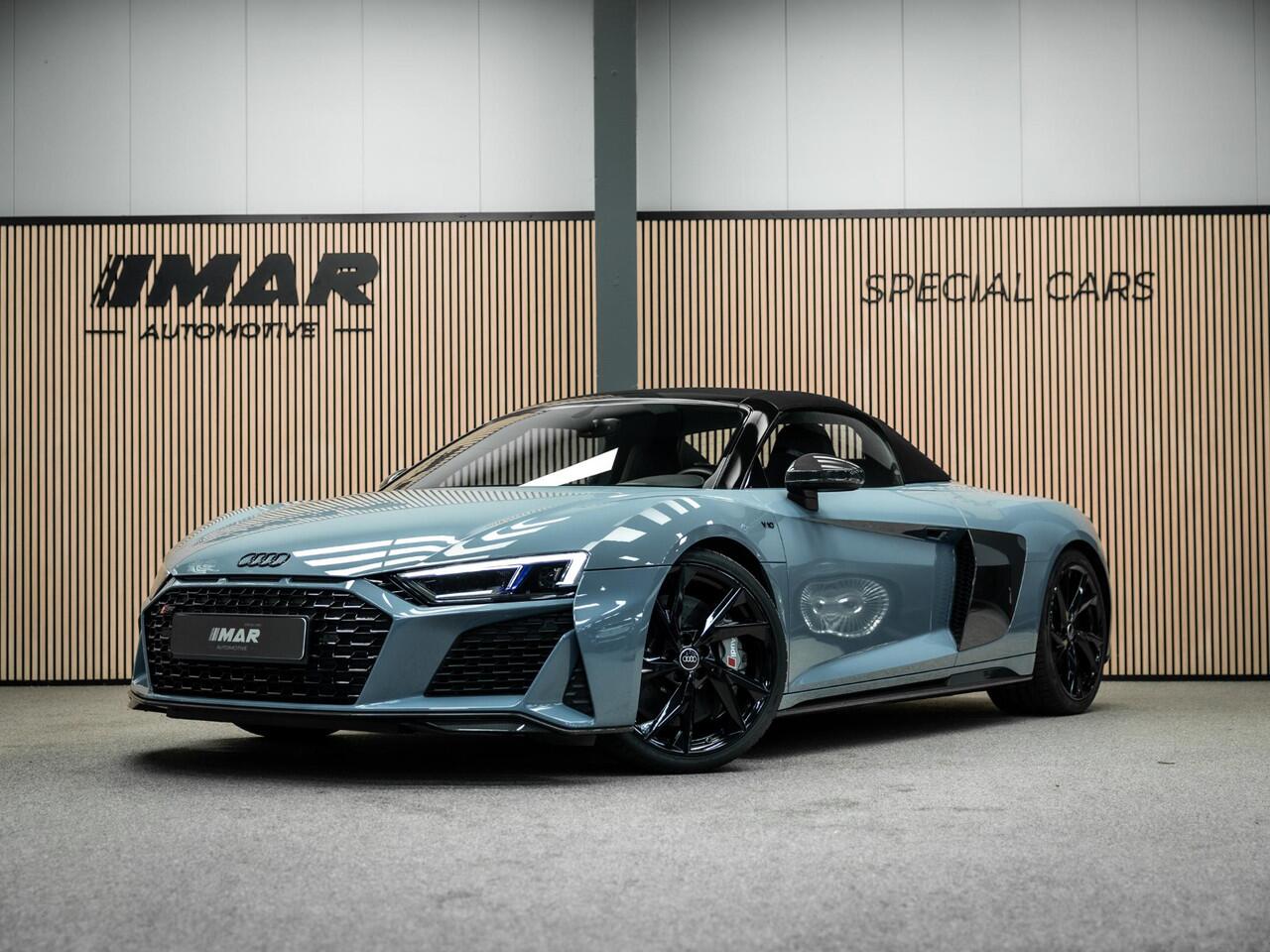 Audi R8 Spyder 5.2 FSI performance S tron. quat. Spyder Volledig Carbon | Audi R8 Performance Sportstoelen | fabrieksgarntie t/m 04-27