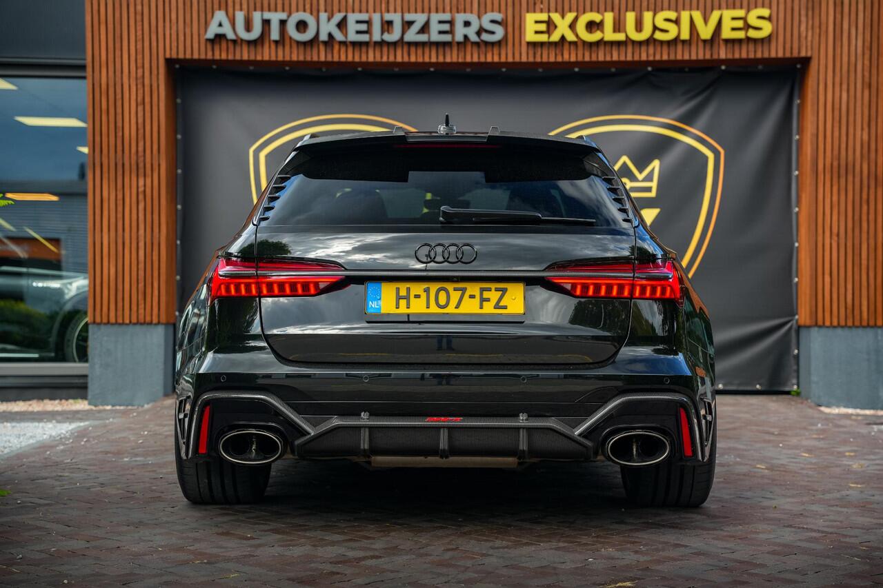 Audi RS6 A6 Avant TFSI quattro ABT RS-R 1 of 125 Akrapovic Panodak Keramisch Stoelvent. B&O+ Eventuri 360 Camera 825 PK!