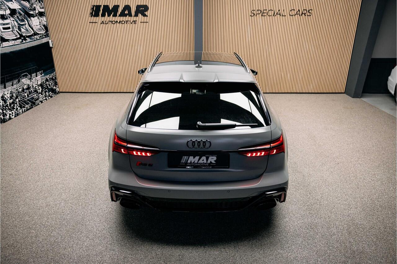 Audi RS6 Avant RS 6 TFSI quattro | Beton grijs matte | 23 inch Vossen HF7 | Keramisch | Pano |