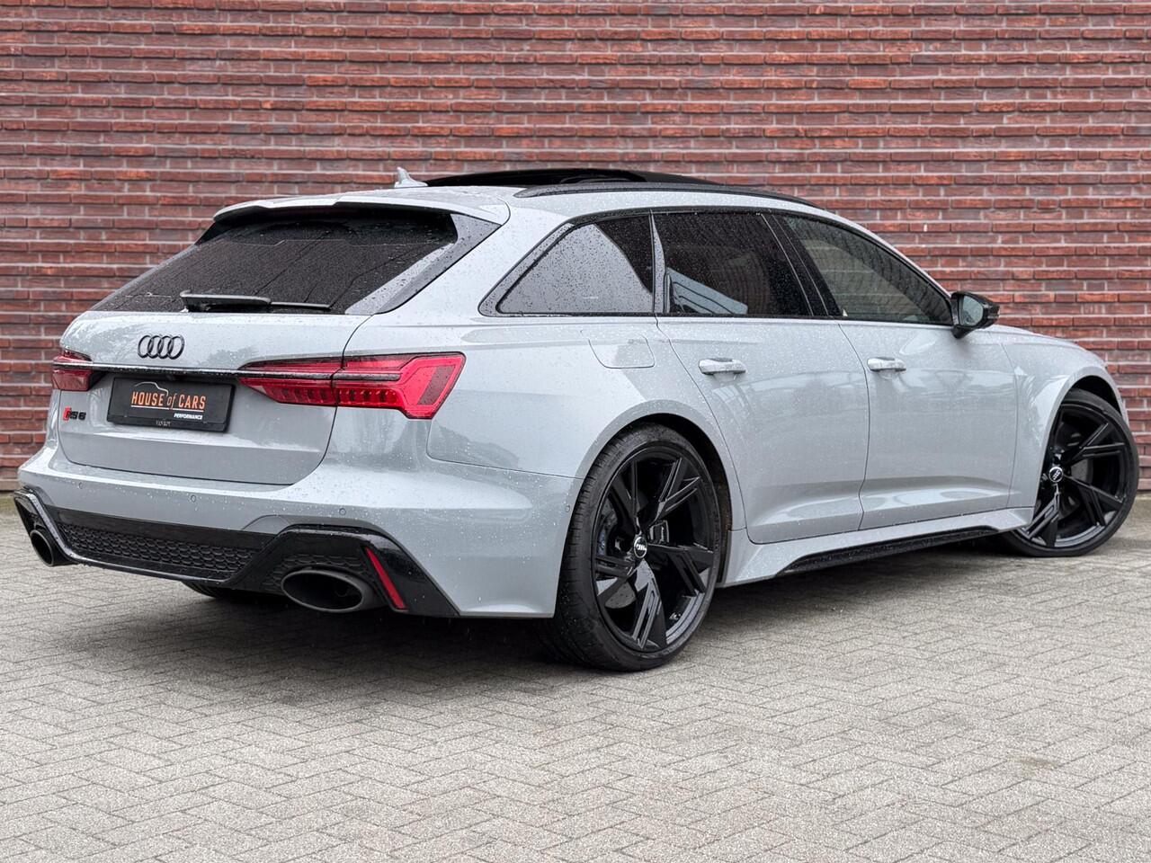 Audi RS6 Avant 600pk TFSI quattro |keramisch|Dynamic ride control|achteras-besturing|Bang&Olufsen|Head-up|RS-dynamic plus|stoelventilatie & verwarming|22"|