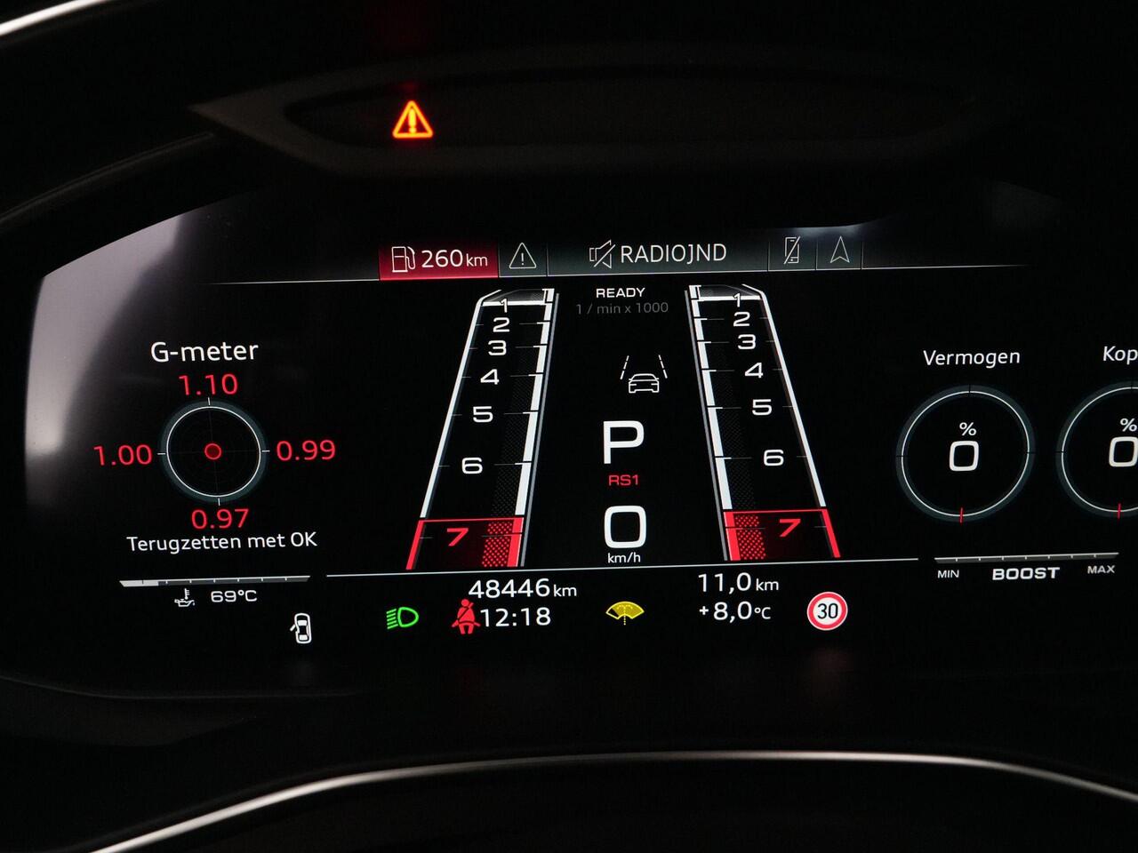 Audi RS6 Avant 600pk 4.0 TFSI quattro |dynamic ride control|achteras besturing|panoramadak|B&O|HUD|360 camera|memory|trekhaak|stoelverwarming & ventilatie|blind spot|Apple Carplay|