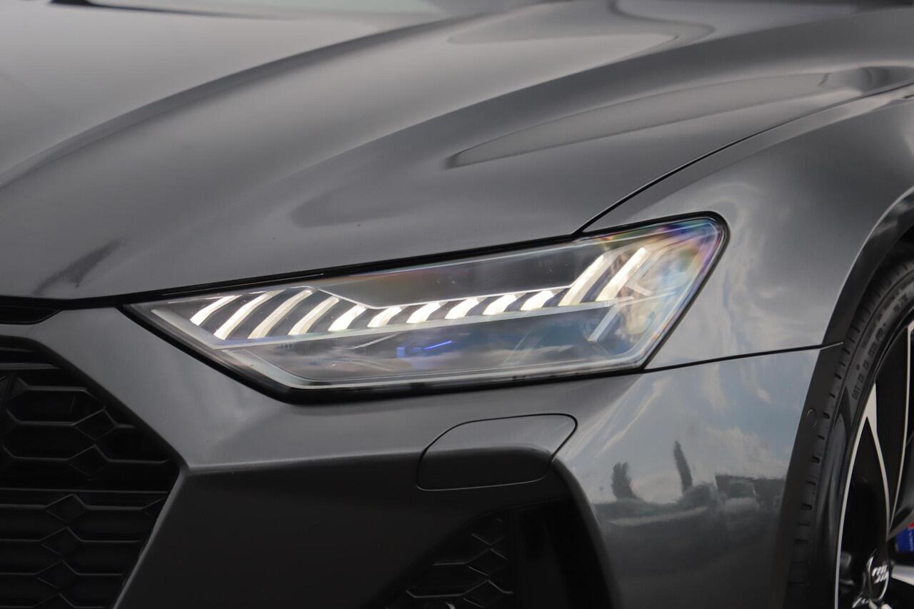 Audi RS7 4.0 TFSI RS 7 Sportback Quattro 600PK 1 Jaar Garantie 22 inch Ceramic B&O High End Alcantara Hemel Dynamic Plus Pack 4-wiel Sturing Softclose Stoelverkoeling Panoramadak Laser LED HUD 360 Camera Full Options! Nieuwstaat!