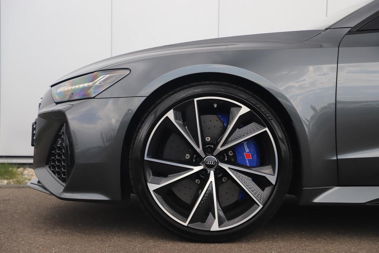 Audi RS7 4.0 TFSI RS 7 Sportback Quattro 600PK 1 Jaar Garantie 22 inch Ceramic B&O High End Alcantara Hemel Dynamic Plus Pack 4-wiel Sturing Softclose Stoelverkoeling Panoramadak Laser LED HUD 360 Camera Full Options! Nieuwstaat!