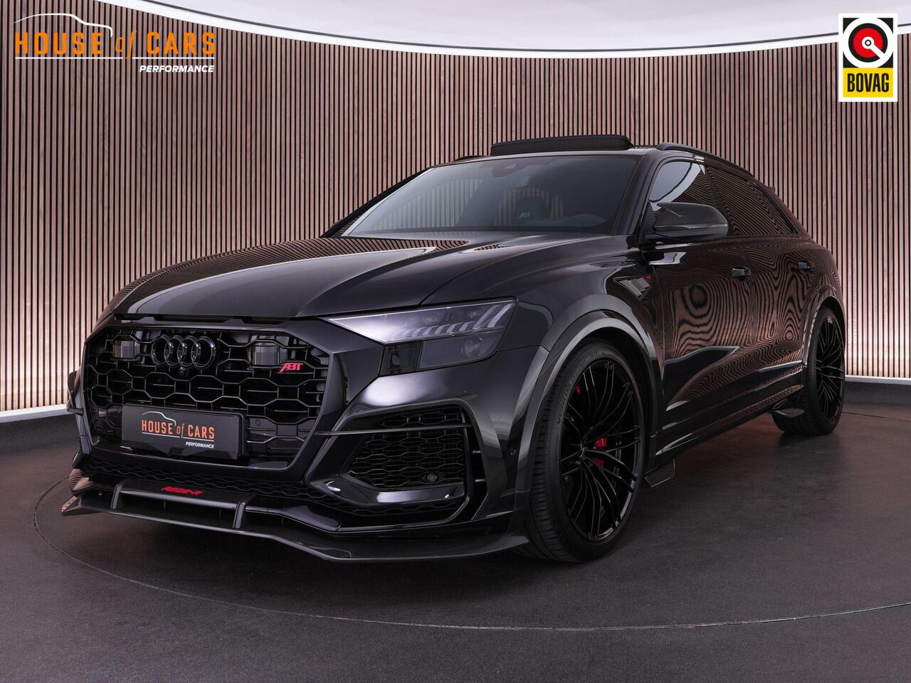 Audi RSQ8 RSQ8-R ABT 4.0 740pk TFSI quattro |1 of 125|Carbon exterieur|RS-dynamic plus|panoramadak|Bang&Olufsen|massage|HUD|memory|360° camera|stoelverwarming en verkoeling|Apple Carplay|