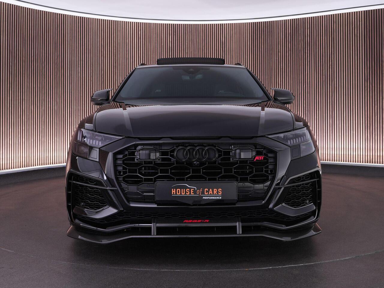 Audi RSQ8 RSQ8-R ABT 4.0 740pk TFSI quattro |1 of 125|Carbon exterieur|RS-dynamic plus|panoramadak|Bang&Olufsen|massage|HUD|memory|360° camera|stoelverwarming en verkoeling|Apple Carplay|