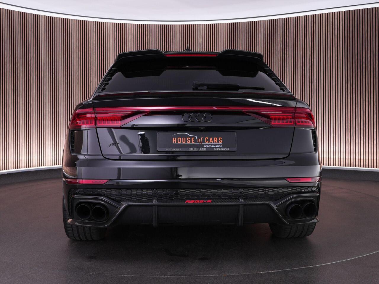 Audi RSQ8 RSQ8-R ABT 4.0 740pk TFSI quattro |1 of 125|Carbon exterieur|RS-dynamic plus|panoramadak|Bang&Olufsen|massage|HUD|memory|360° camera|stoelverwarming en verkoeling|Apple Carplay|