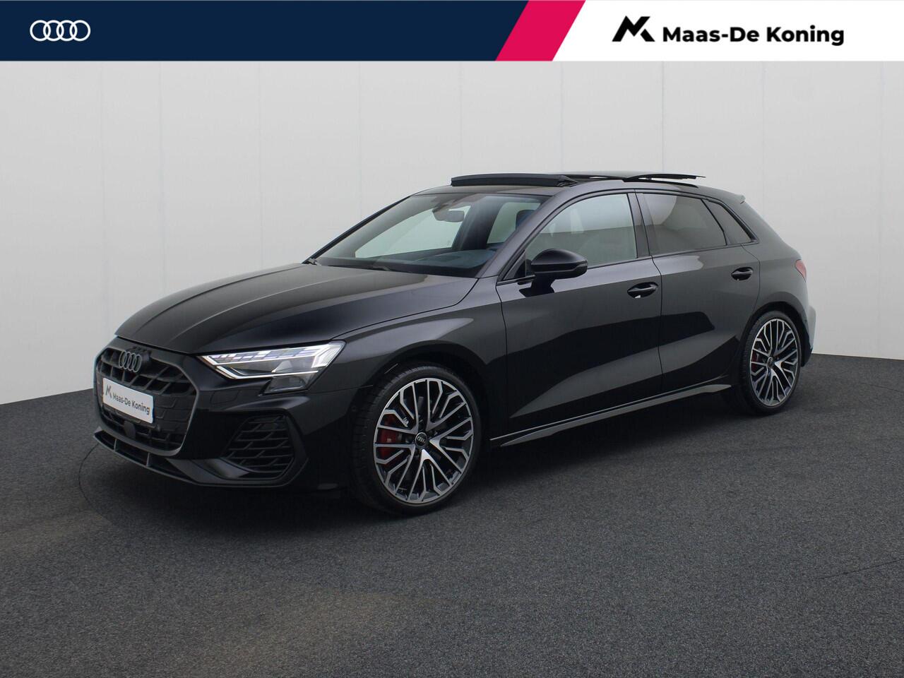 Audi S3 SPORTBACK 2.0 TSFI/333PK S3 quattro · Panoramadak · Dynamic Plus · Sonos · Leder/Alcantara · Garantie tot juni 2029 of 100000km.