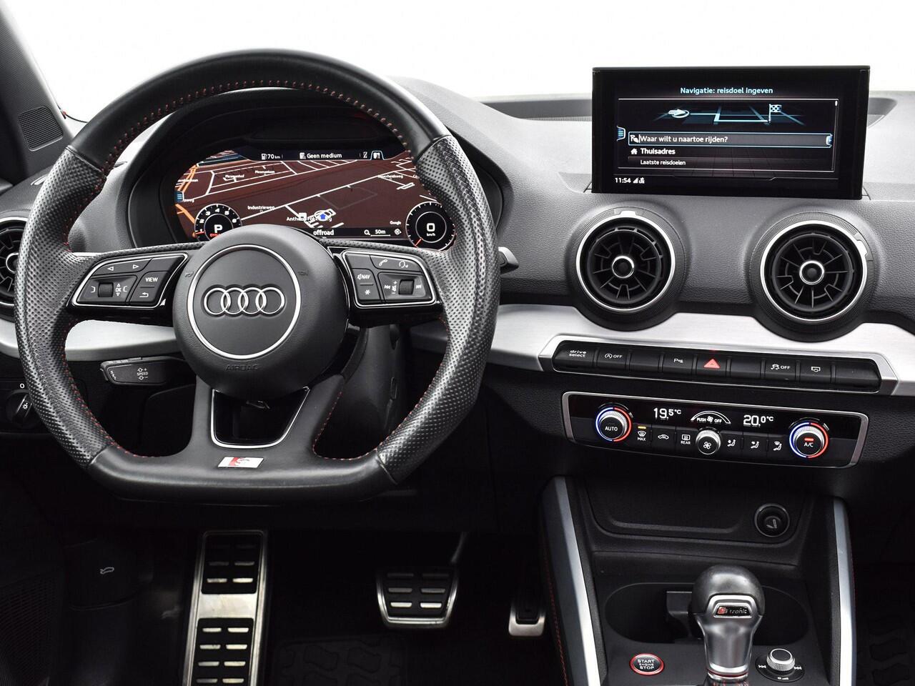 Audi SQ2 2.0 TFSI 300pk S-Tronic · Camera · Panoramadak · Bang & Olufsen · Navigatie · Elek. Achterkklep · Alarm · Keyless · Virtual Cockpit · Cruise Control · 19'' Inch ·