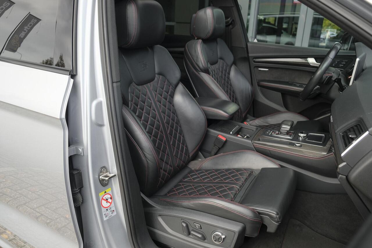 Audi SQ5 3.0 TFSI 354pk Quattro Panoramadak Luchtvering RS stoelen Trekhaak Head-up Bang&Olufsen BOMVOL Black pack