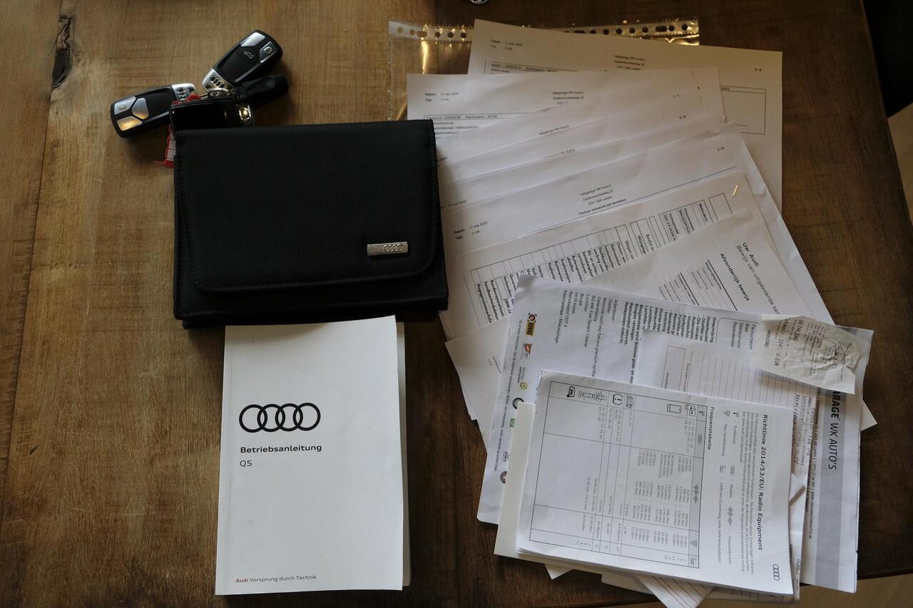 Audi SQ5 3.0 TFSI 354pk Quattro Panoramadak Luchtvering RS stoelen Trekhaak Head-up Bang&Olufsen BOMVOL Black pack