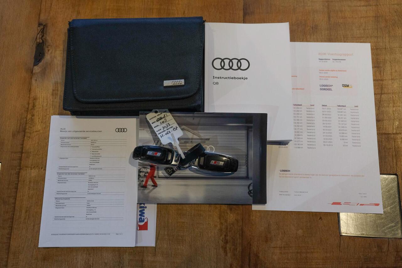 Audi SQ8 4.0 TDI V8 435pk quattro Panoramadak Luchtvering Trekhaak NLauto 22" LMV Matrix led