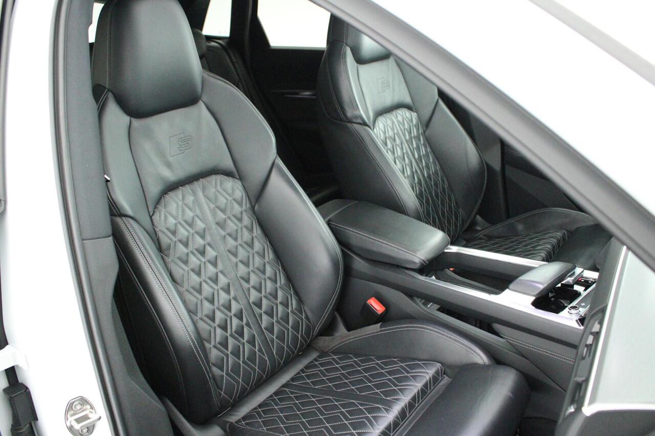 Audi e-tron e-tron 55 408pk quattro advanced 95 kWh SOH 91% Trekhaak 360Camera Cameraspiegels B&O Leder Keyless Head-Up Memory Panoramadak Navigatie