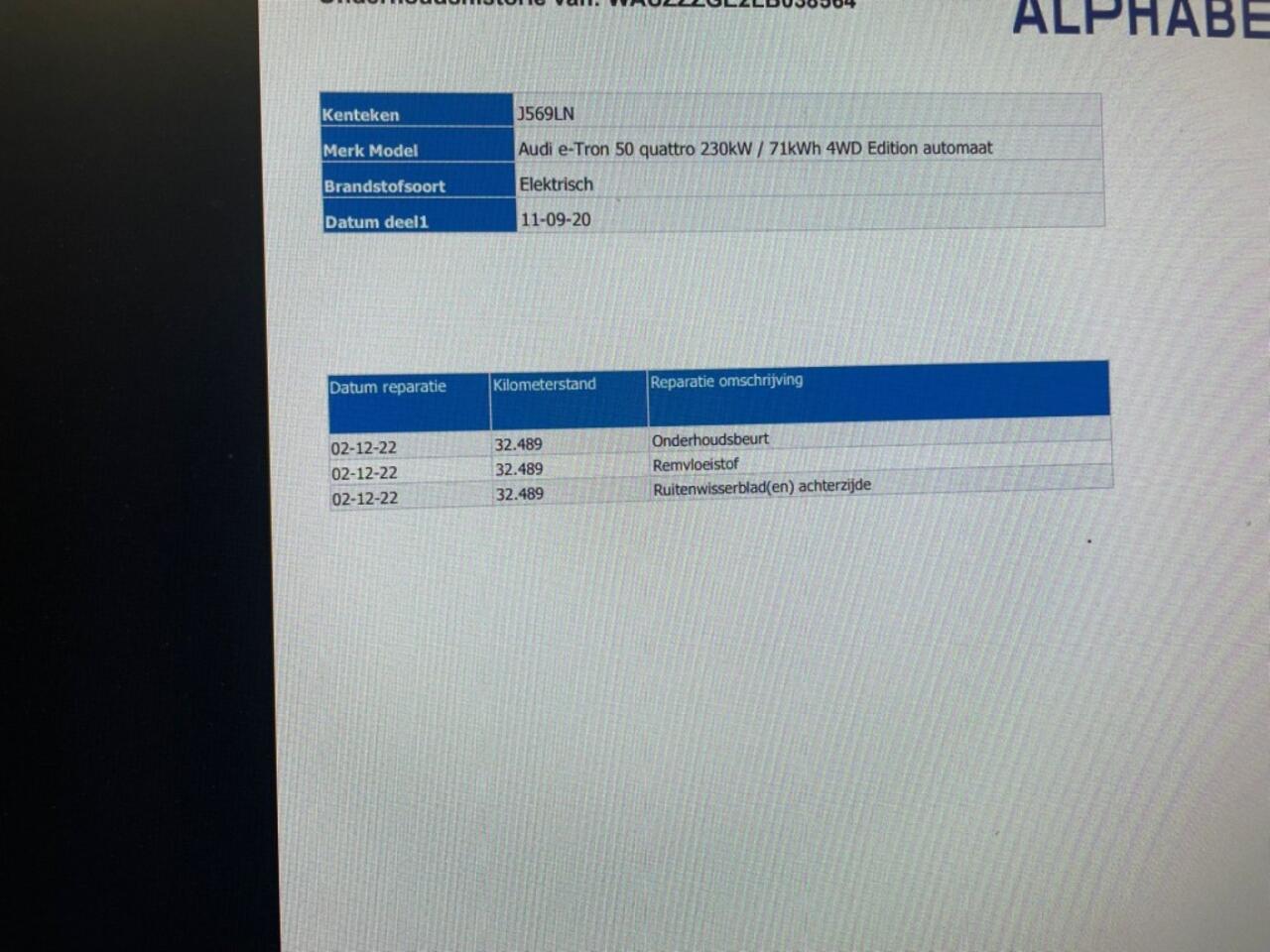 Audi e-tron 50 quattro edition 71 kWh - Carplay, Navi, Cruise