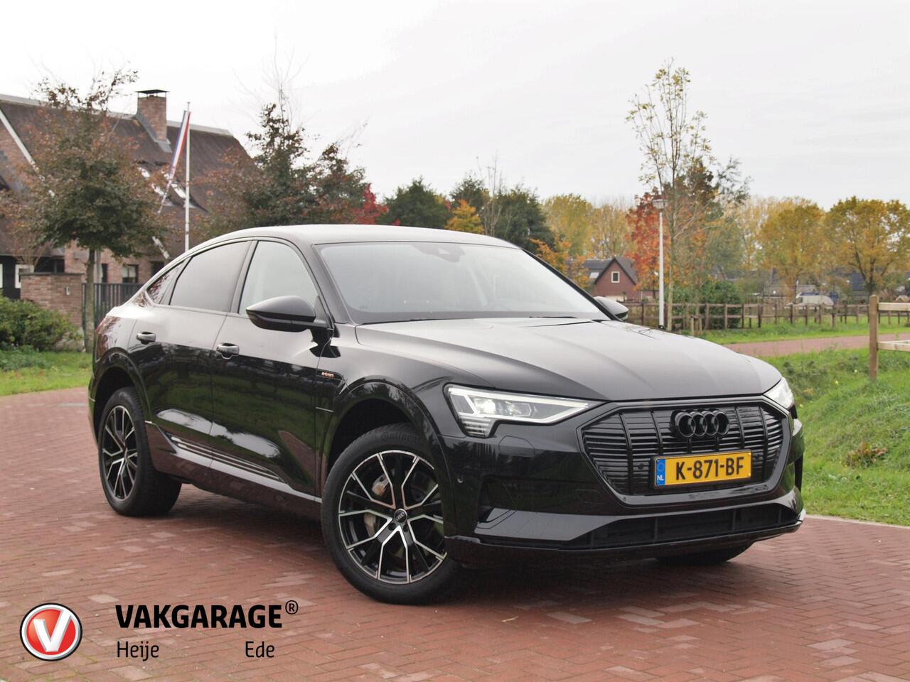 Audi e-tron Sportback 55 quattro edition 95 kWh | SOH 92% | DAB | Black Optic | Parkeersensoren | NL-Auto |