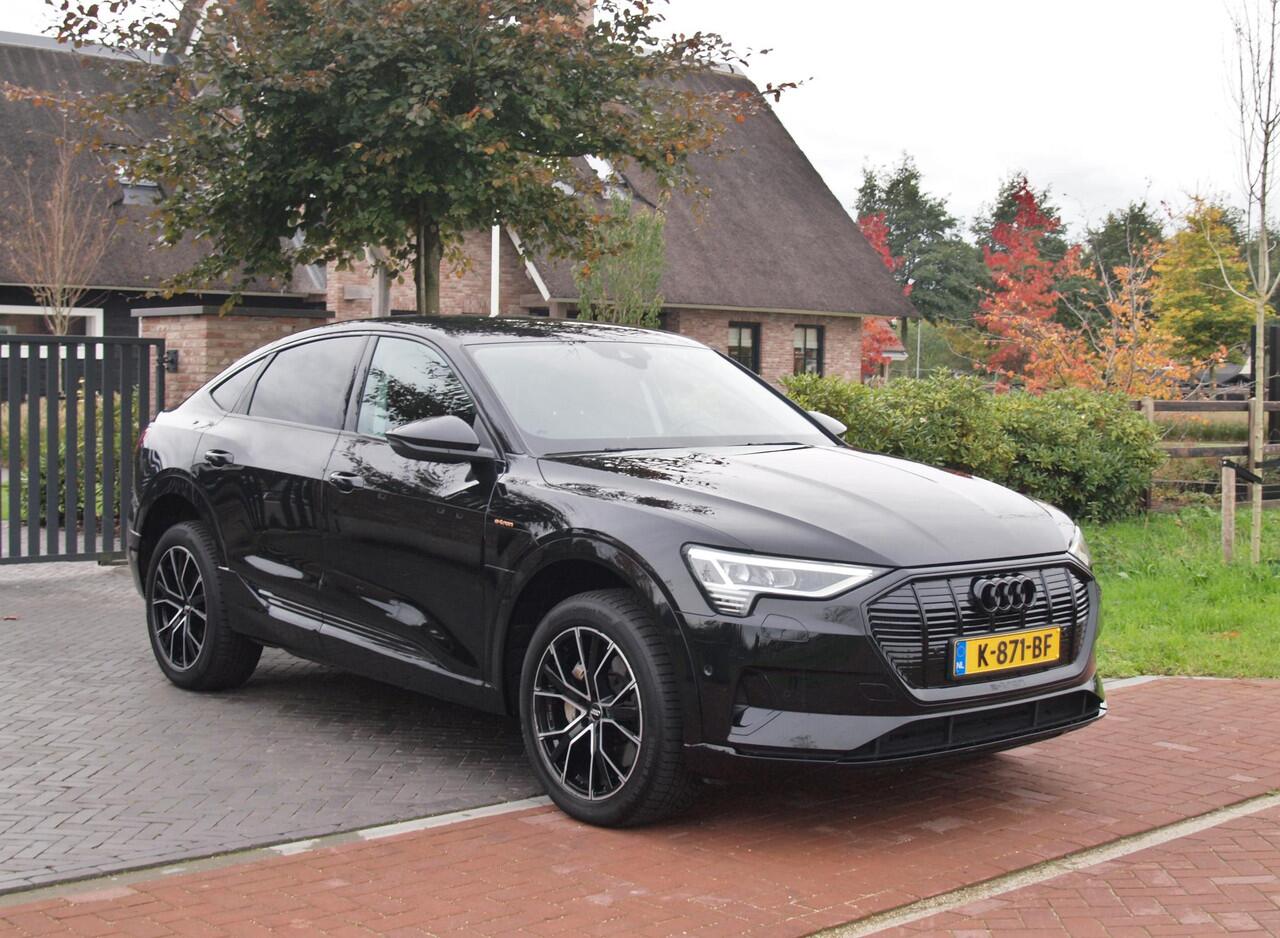 Audi e-tron Sportback 55 quattro edition 95 kWh | SOH 92% | DAB | Black Optic | Parkeersensoren | NL-Auto |