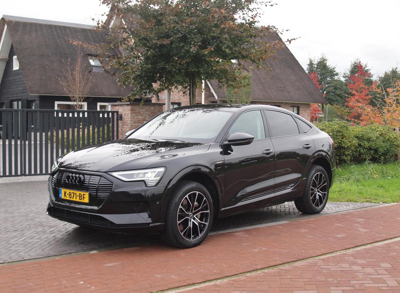 Audi e-tron Sportback 55 quattro edition 95 kWh | SOH 92% | DAB | Black Optic | Parkeersensoren | NL-Auto |