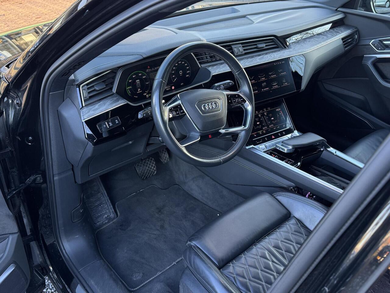 Audi e-tron e-tron 55 Quattro Advance S-Line 95 kWh (Trekhaak,Pano,Headup,360)