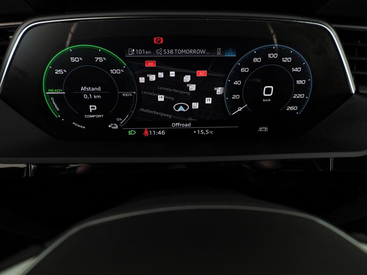 Audi e-tron 50 quattro edition 71 kWh 313 pk | SoH 99% | Navigatie | Trekhaak (afneembaar) | Parkeersensoren | Luchtvering |