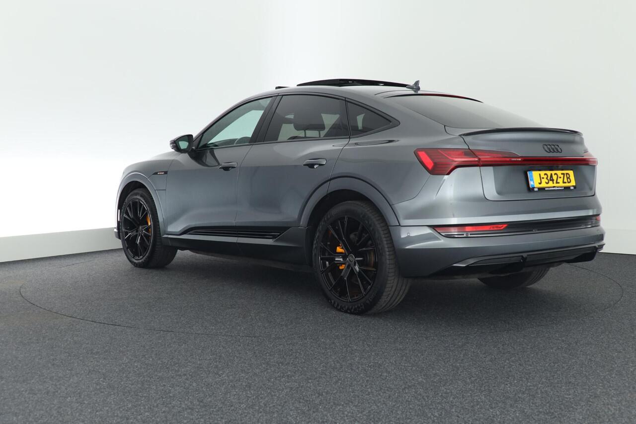 Audi e-tron Sportback 55 408pk quattro S edition 95 kWh SOH 93% Camera B&O Luchtvering Memory Panoramadak Virtual Cockpit Navigatie S-Line