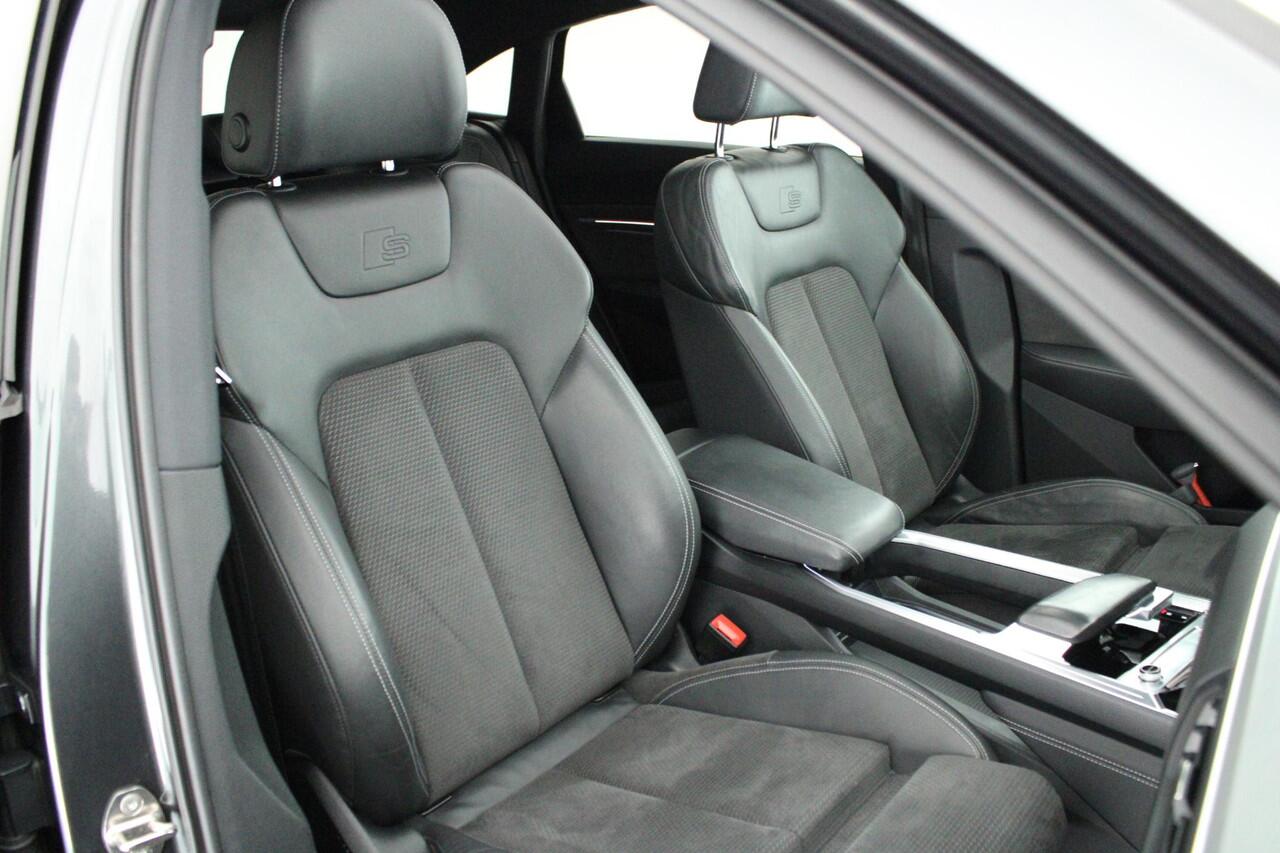 Audi e-tron Sportback 55 408pk quattro S edition 95 kWh SOH 93% Camera B&O Luchtvering Memory Panoramadak Virtual Cockpit Navigatie S-Line