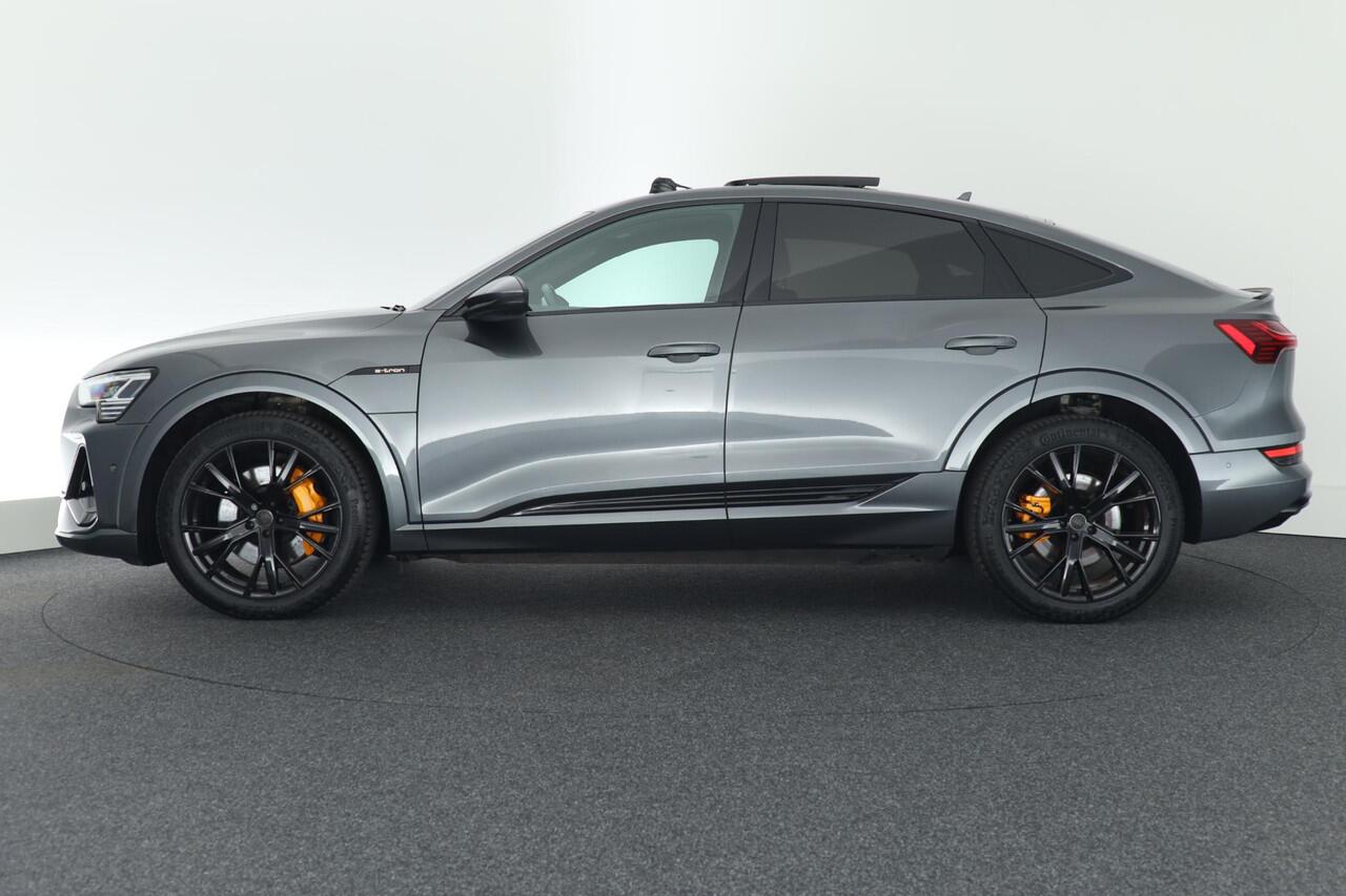 Audi e-tron Sportback 55 408pk quattro S edition 95 kWh SOH 93% Camera B&O Luchtvering Memory Panoramadak Virtual Cockpit Navigatie S-Line