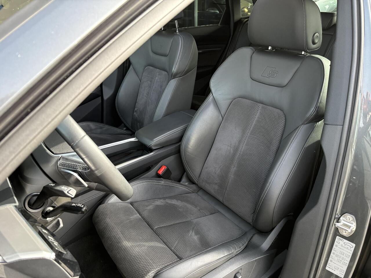 Audi e-tron 55 quattro S edition 95 kWh | Panoramadak | Stoelverwarming | Luchtvering | Memory Seats | ACC | B&O |