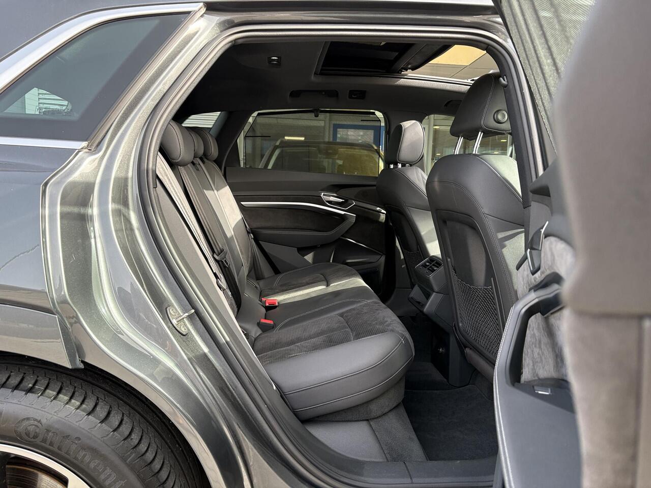 Audi e-tron 55 quattro S edition 95 kWh | Panoramadak | Stoelverwarming | Luchtvering | Memory Seats | ACC | B&O |