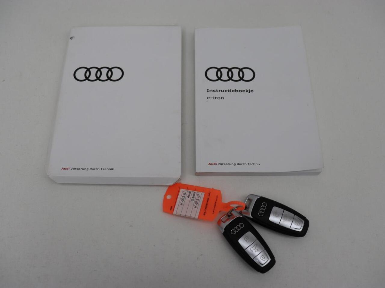 Audi e-tron 55 quattro edition 95kWh | SOH 92% | Leder | Carplay | Trekhaak | Virtual Cockpit | Navigatie | Luchtvering | Parkeerhulp | Audi Sound | Cruise control