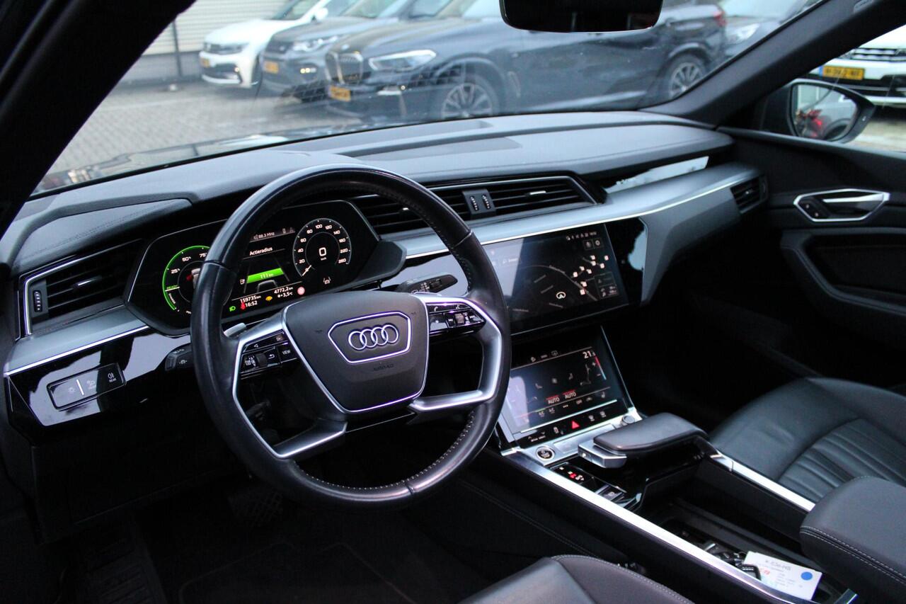 Audi e-tron Sportback 55 quattro 95 kWh SOH 87% - Panorama - Lederen bekleding
