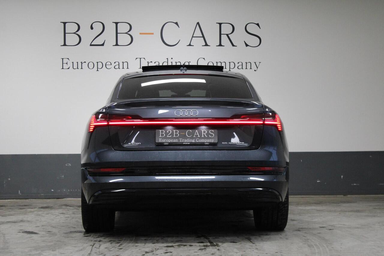 Audi e-tron Sportback 55 quattro 95 kWh SOH 87% - Panorama - Lederen bekleding