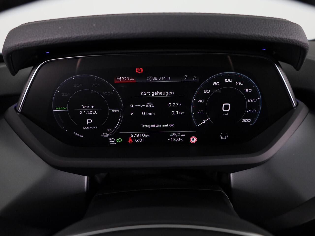 Audi e-tron GT 93 kWh 476pk | Panoramadak | Adaptieve cruise controle | Verwarmbare voorstoelen| 20 inch lichtmetalen velgen