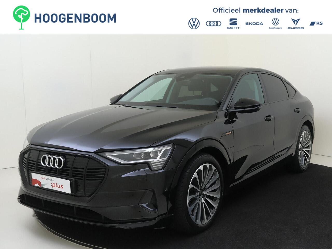 Audi e-tron 55 quattro S edition 95 kWh | SoH 100% | Luchtvering | Parkeerassistent | Navigatie Plus | Achteruitrijcamera | Stoelverwarming | Cruise control | CarPlay |