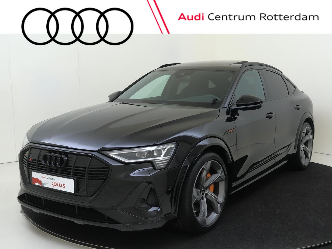 Audi e-tron Sportback S quattro 95 kWh | SoH 100% | Panoramadak | 360 camera | Bang & Olufsen | Luchtvering | Keyless | Lederen bekleding 'Valcona' | Navigatie Plus | LED matrix verlichting | Adaptieve cruise control |