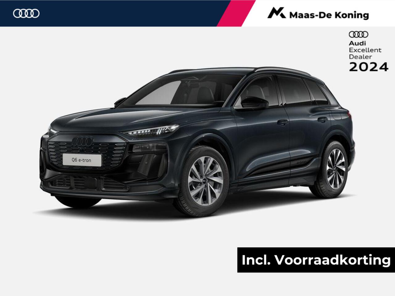 Audi e-tron Q6 Launch Edition (B1) e-tron perf 225kW/306pk 100Kw Audi Q6 e-tron Launch Edition e-tron perf 306pk · Exterieur pakket zwart · Tech plus pakket