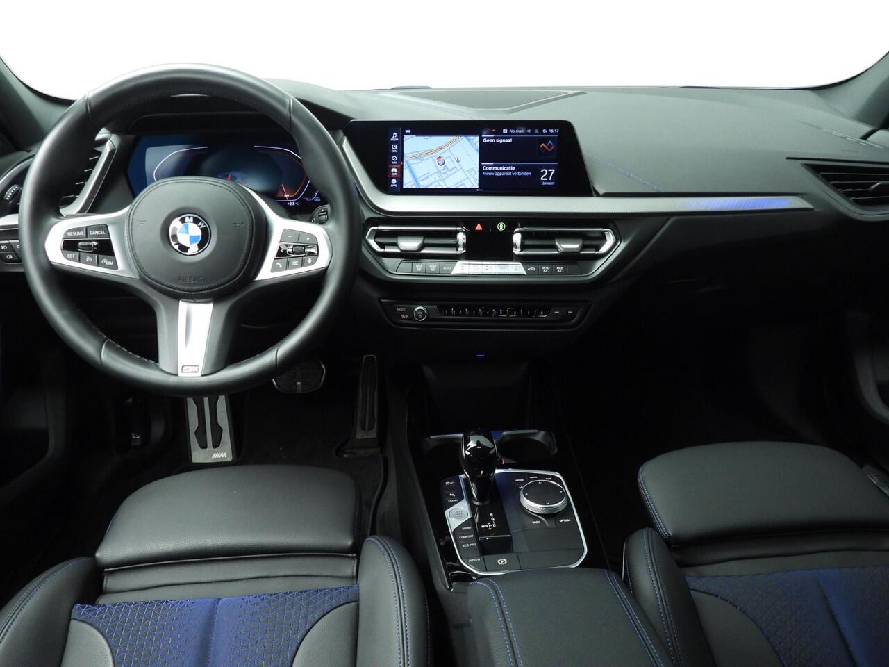 BMW 1-SERIE 5-Deurs 118i | M-Sportpakket | LED | Navigatie | Sportstoelen | Clima | DAB | Hifi speakers | Alu 17 inch