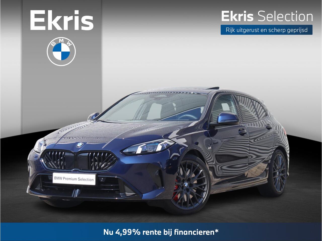 BMW 1-SERIE 5-deurs 120 | M Sportpakket Pro | Premium Pack | Panodak | Trekhaak | Harman Kardon | Verwarmbaar Stuurwiel | Comfort Access | 19'' LMV | Ekris Selection