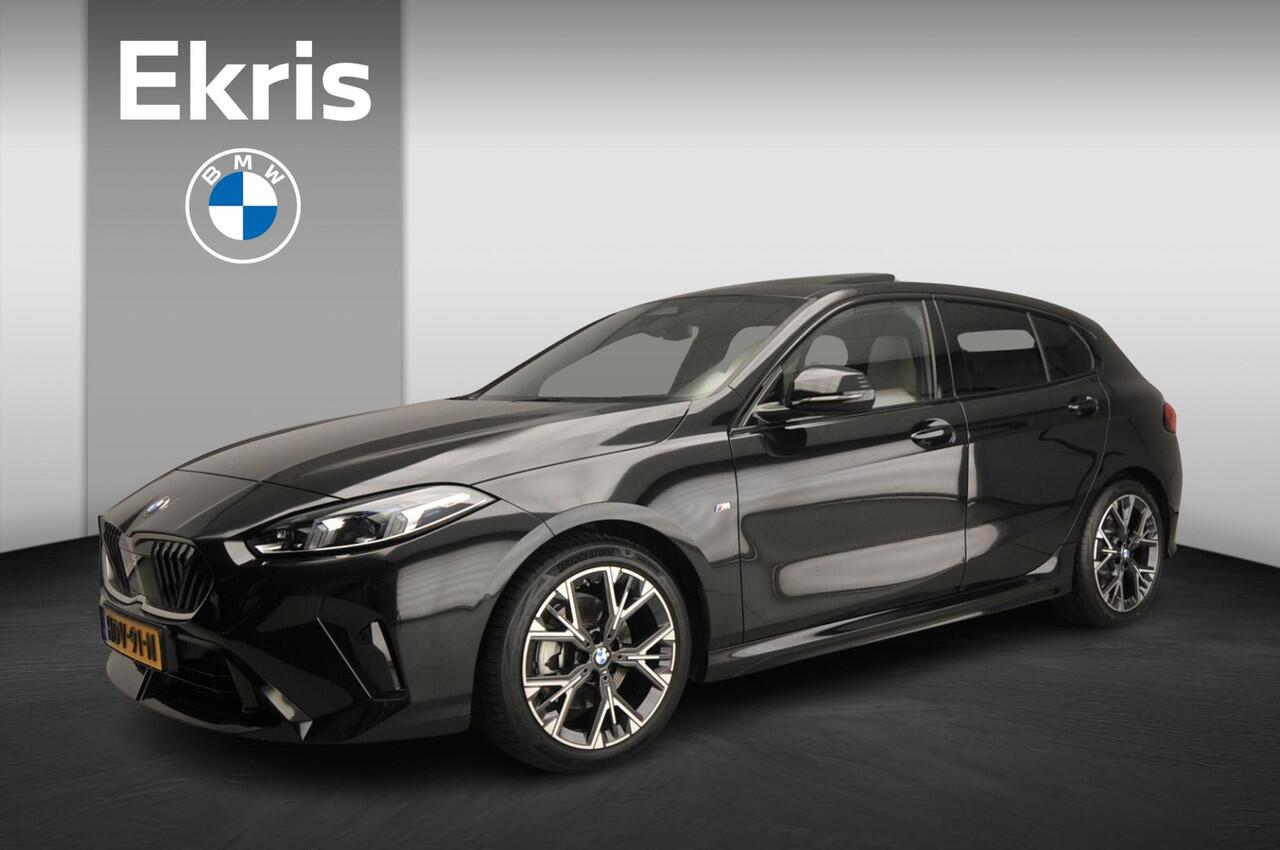BMW 1-SERIE 120 | M-Sportpakket | LED | Leder | Navigatie | Active cruise | Schuifdak | Keyles go | DAB | Harman-kardon sound | Alu 18 inch