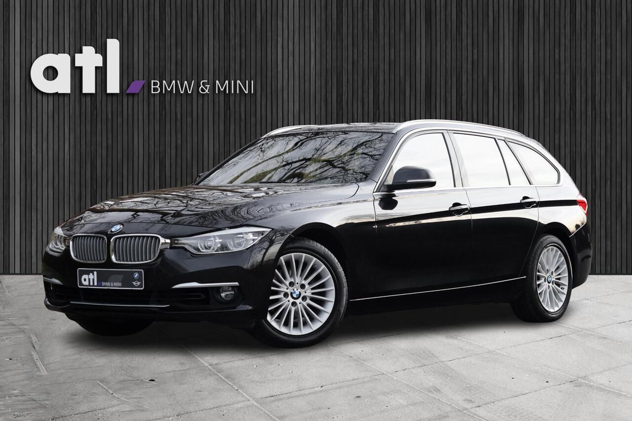 BMW 3-SERIE Touring 318i Luxury Edition AUT | Org. NL | Leder | Navi Pro | LED | Stoelverwarming | Clima | PDC v+a | Alarm kl.3 | Etc.