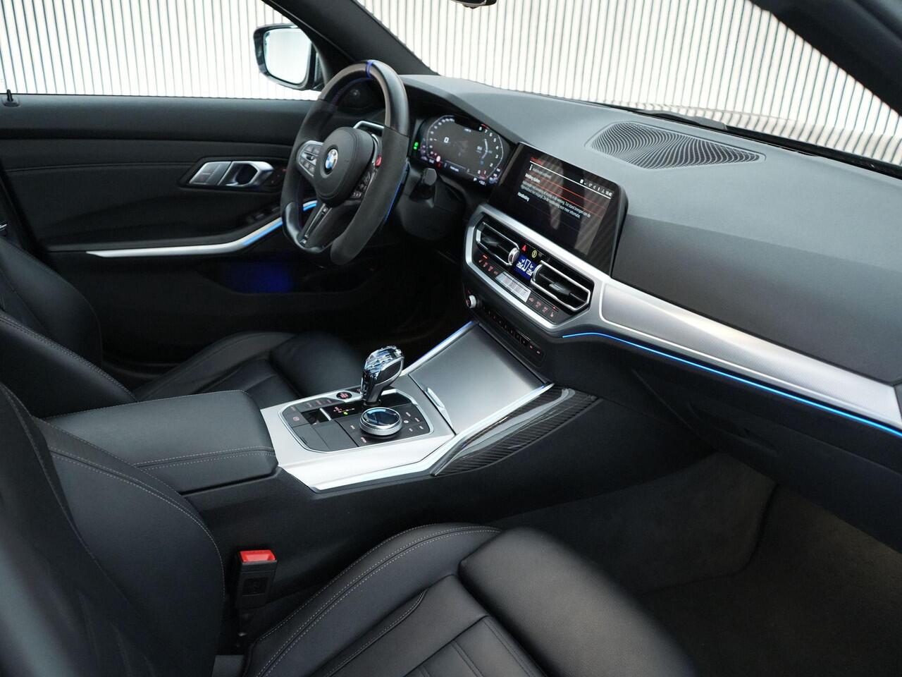 BMW 3-SERIE M340i xDrive Touring 374pk High Executive |M-sport|dealer onderhouden|Concaver 19"|carbon splitterset|panoramadak|Harman & Kardon|HUD|memory|360 camera|M-sportstoelen|Apple Carplay|blind spot|