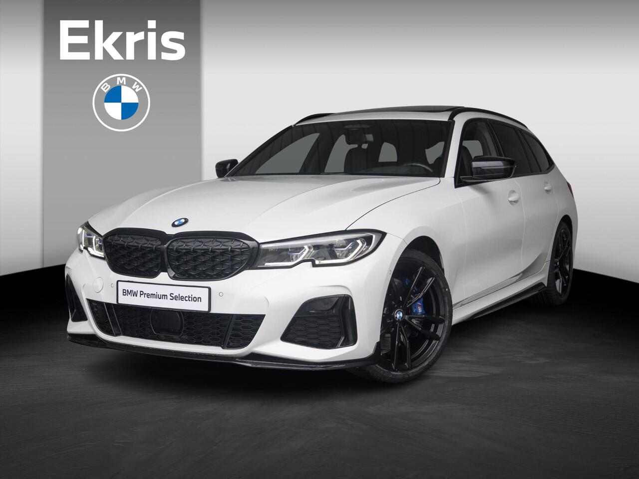BMW 3-SERIE Touring M340i xDrive | Innovationspakket | Verwarmd Stuurwiel | Comfort Access | Panoramadak | Stoelverwarming | Laserlight | Head-Up Display | Harman Kardon | 19''