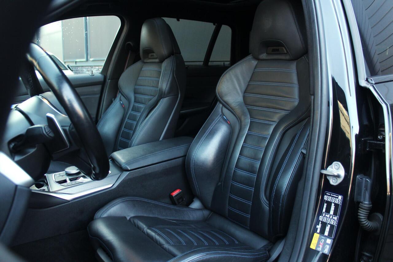 BMW 3-SERIE Touring 330e | Panoramadak | M Schaalstoelen | H+K | HUD | Adaptieve cruise Control | LED | 19 Inch