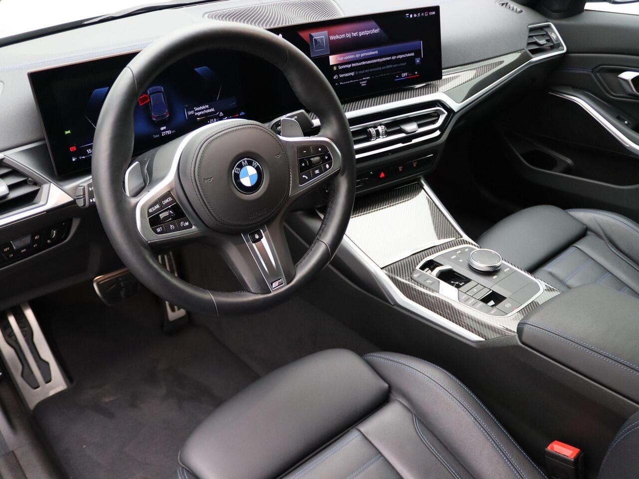 BMW 3-SERIE Sedan M340i xDrive Comfort Pack | Stuurwielrand Verwarmd | Comfort Access | Achteruitrijcamera | Parking Assistant | DAB | HiFi | 19''