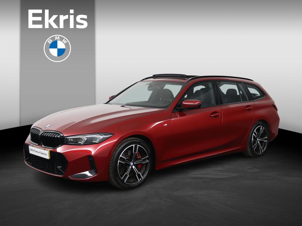 BMW 3-SERIE Touring 320i M Sport Pro | Glazen Panoramadak | Trekhaak Elektrisch | Leder | Comfort Access | Adaptive LED | Camera | Innovation Pack