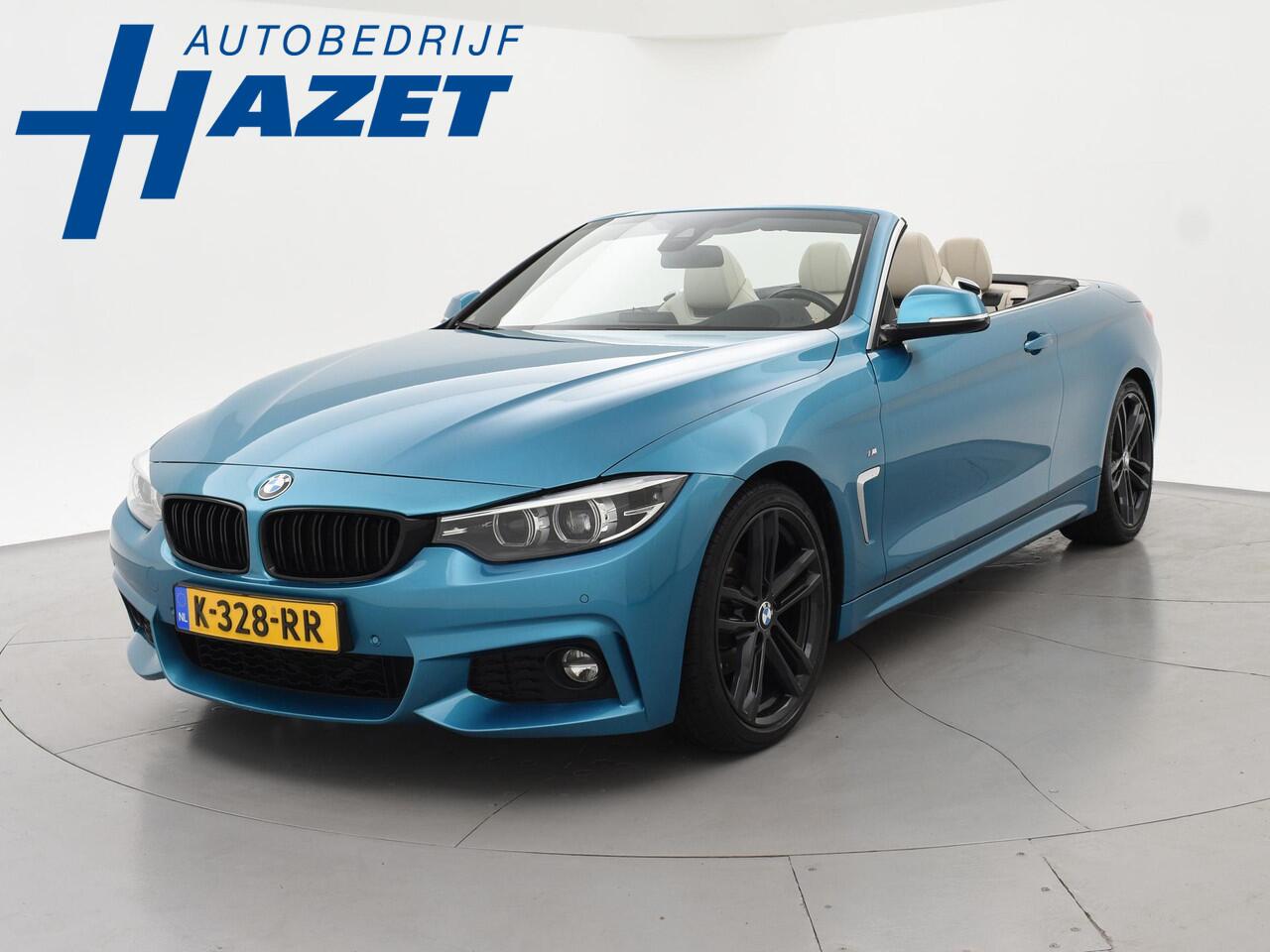 BMW 4-SERIE Cabrio 420i M-SPORT + NEKVERWARMING | HEAD-UP | DAB | HARMAN/KARDON | MEMORY | CAMERA | SPORTSTOELEN