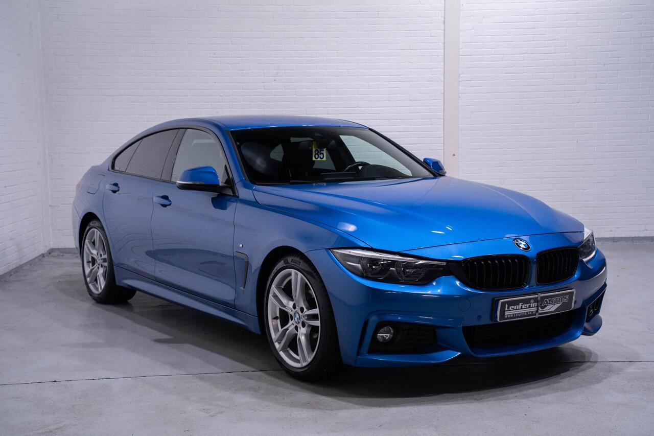 BMW 4-SERIE Gran Coupé 420d Corporate Lease High Executive M-Pakket HUD PDC v+a lane-assist front-assist 18"LMV voorstoelen electrisch bedienbaar links met memo private-glas cruise-controle schakelflippers aan het stuur allu-inlegdelen allcantara/stof camera stoelver