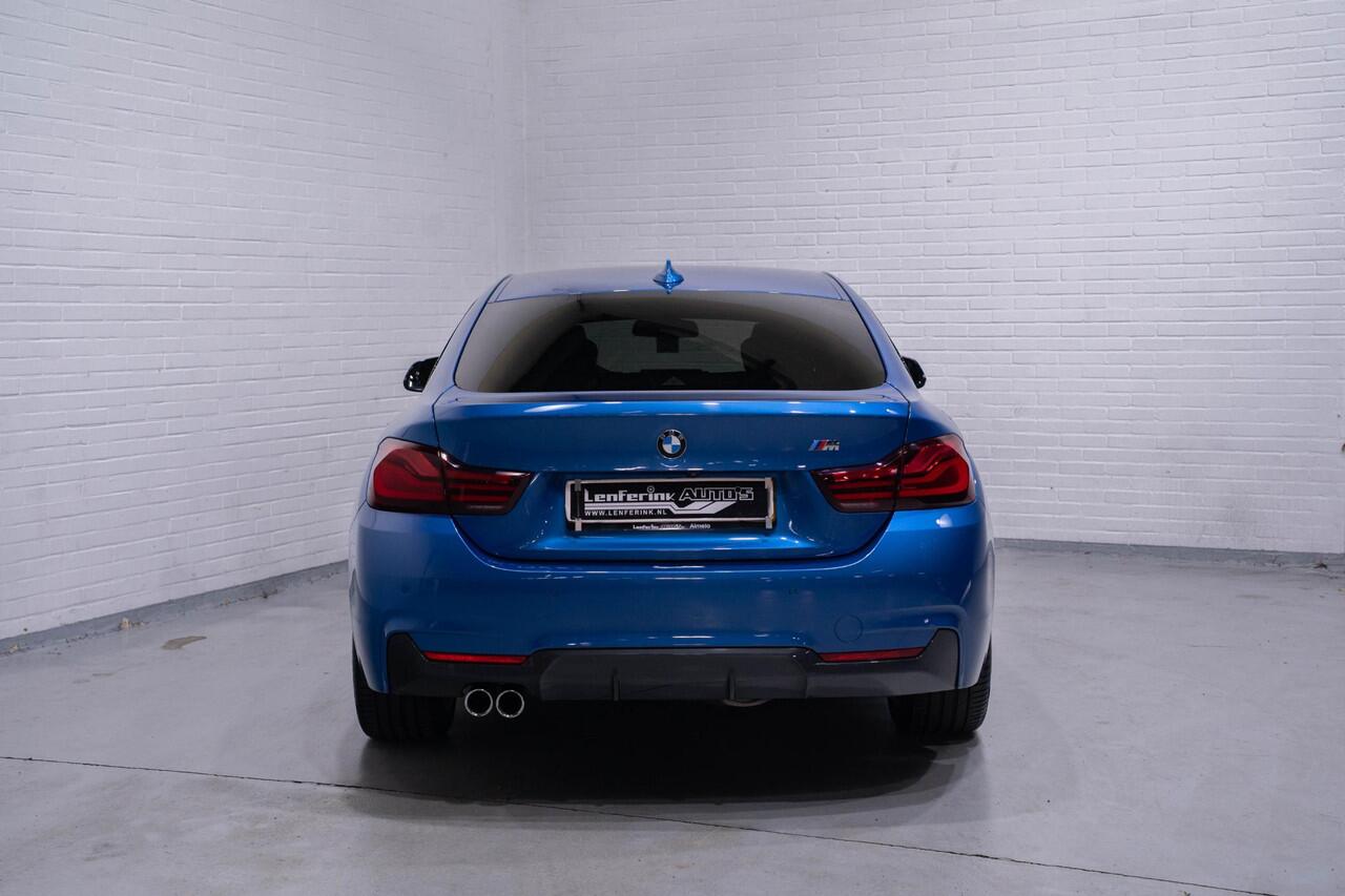 BMW 4-SERIE Gran Coupé 420d Corporate Lease High Executive M-Pakket HUD PDC v+a lane-assist front-assist 18"LMV voorstoelen electrisch bedienbaar links met memo private-glas cruise-controle schakelflippers aan het stuur allu-inlegdelen allcantara/stof camera stoelver