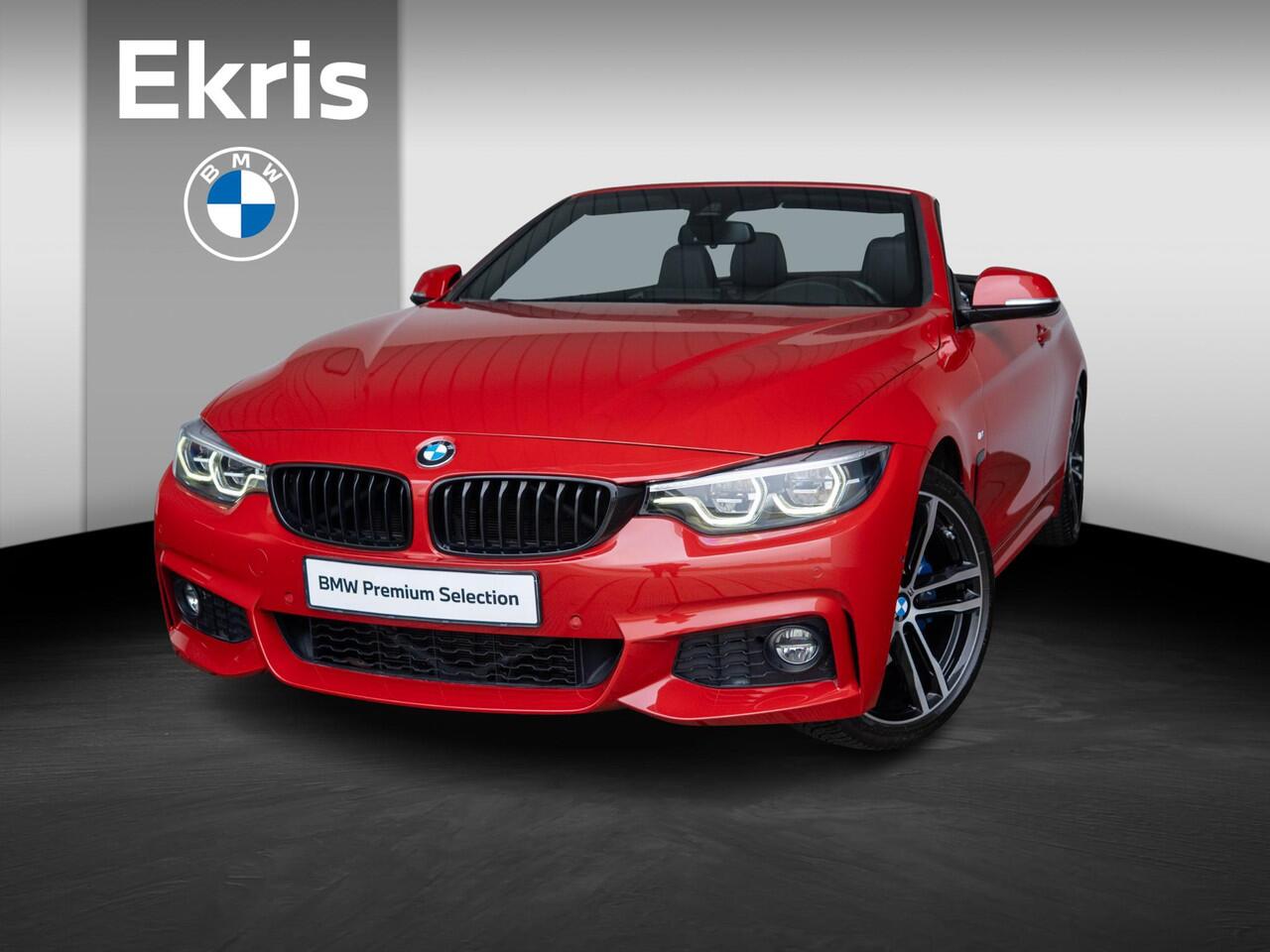 BMW 4-SERIE Cabrio 420i | High Executive | M Sport Plus Pakket | Harman Kardon | Achteruitrijcamera | Stoelverwarming | Air Collar | Head-Up Display | 19''