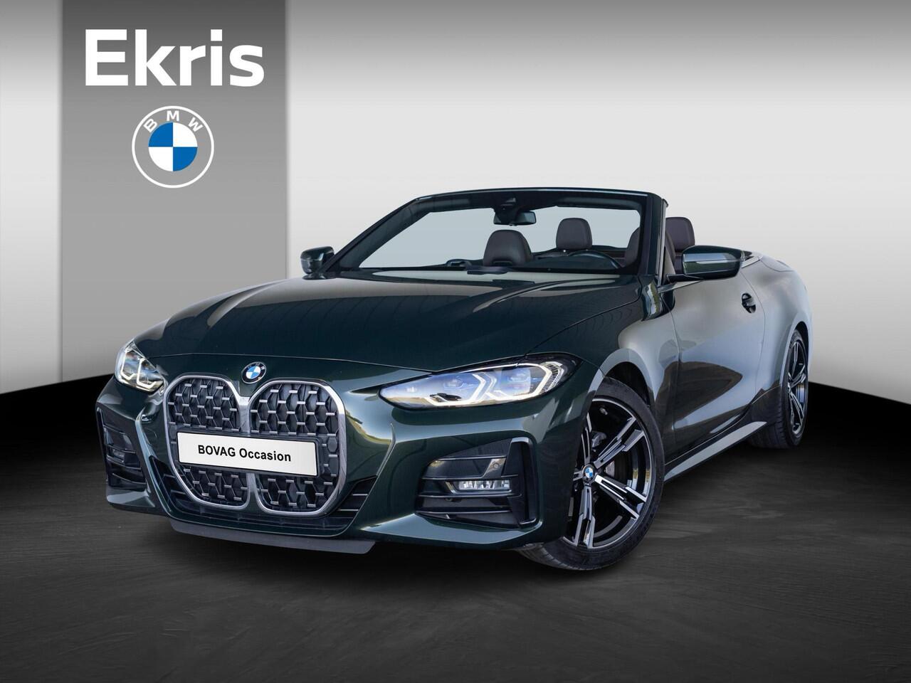 BMW 4-SERIE Cabrio 420i | M Sport | Innovationspakket | Nekverwarming | Verwarmd Stuurwiel | Stoelverwarming | Comfort Access | 18'' | Achteruitrijcamera | Trekhaak