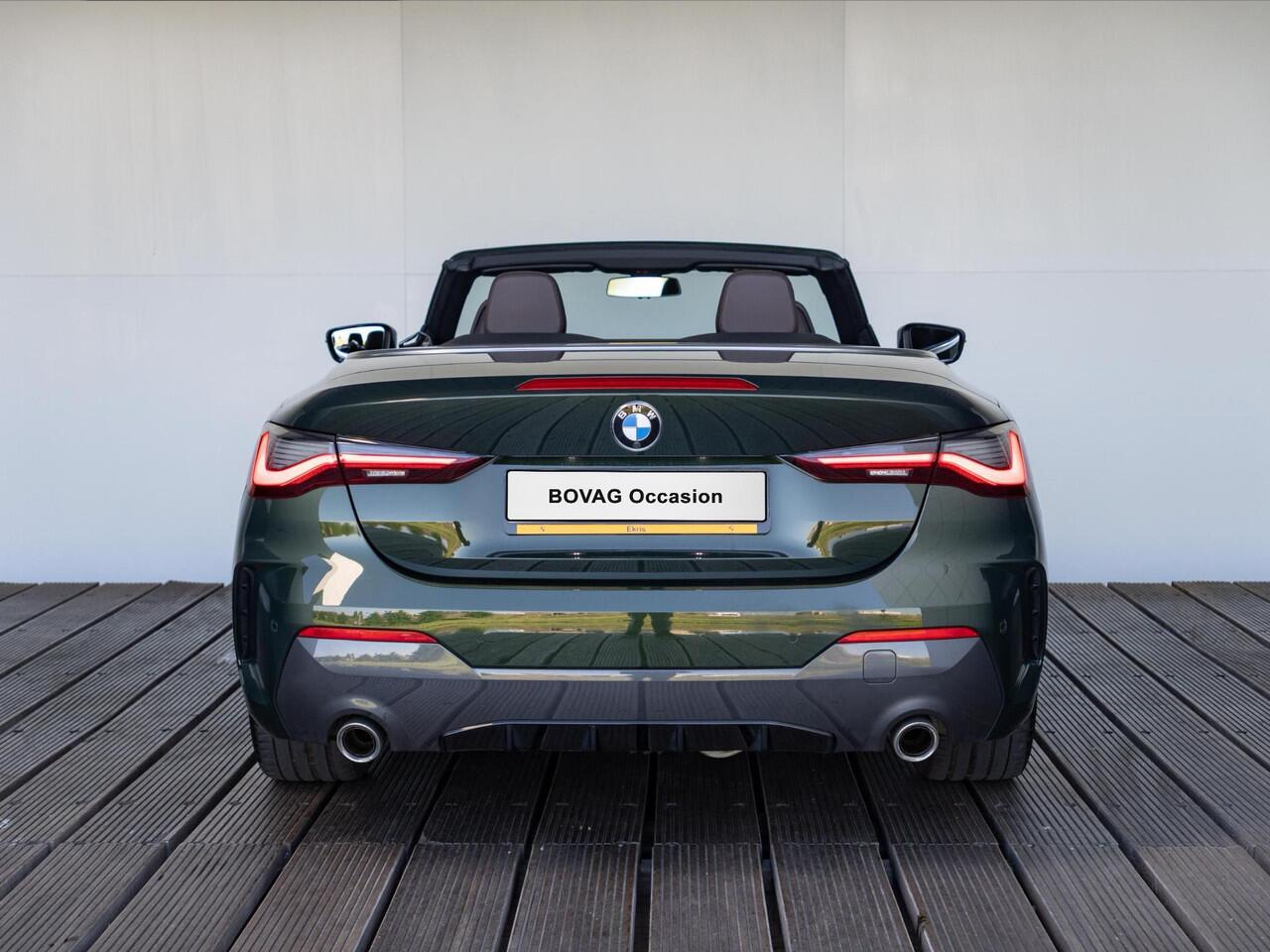 BMW 4-SERIE Cabrio 420i | M Sport | Innovationspakket | Nekverwarming | Verwarmd Stuurwiel | Stoelverwarming | Comfort Access | 18'' | Achteruitrijcamera | Trekhaak
