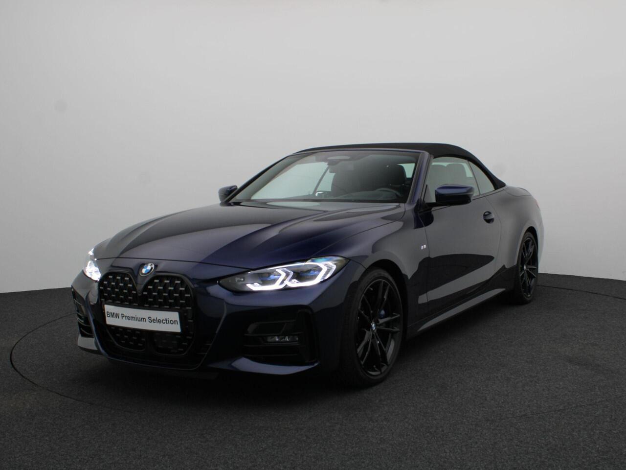 BMW 4-SERIE Cabrio 430i High Executive | M Sport Plus Pack | Audio Media Pack | Safety Pack | BMW Personal CoPilot Pack | Stuurwielrand Verwarmd | Driving Assistant Professional | Laserlight | Head-Up Display | Harman Kardon | 19''